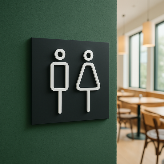 Toilet Sign - 3D Sign 20x20cm