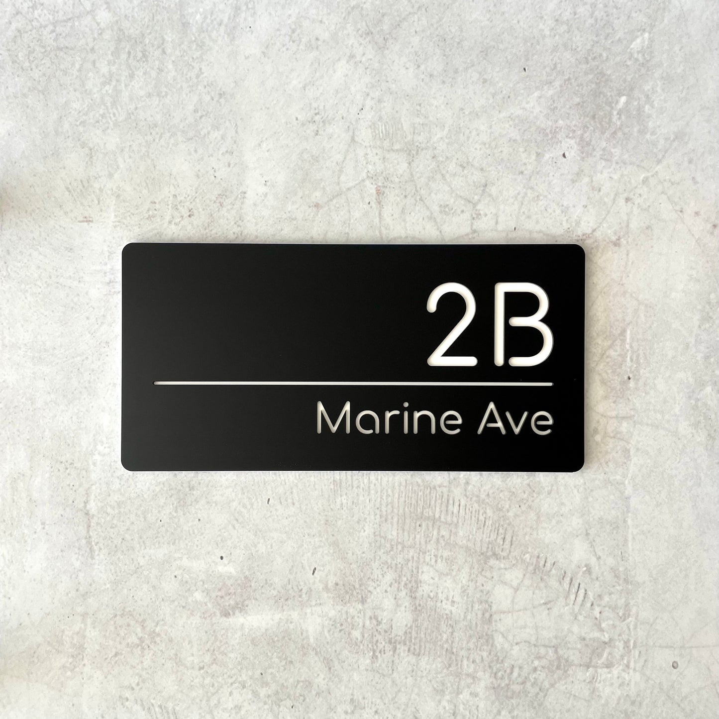 Premium address sign perfect for the Australian outdoors