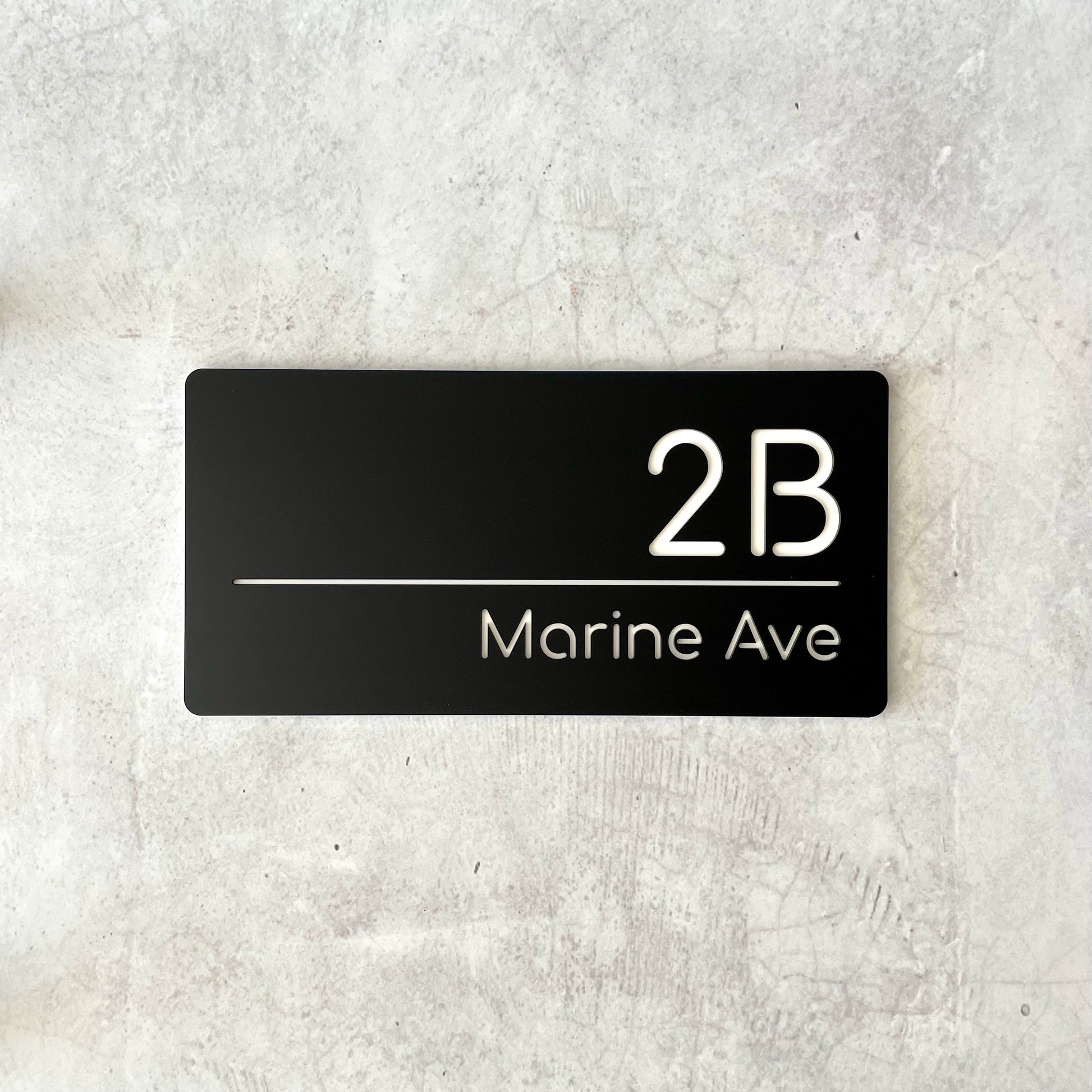 Premium address sign perfect for the Australian outdoors