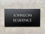 House Signage - 40x20cm with Backing