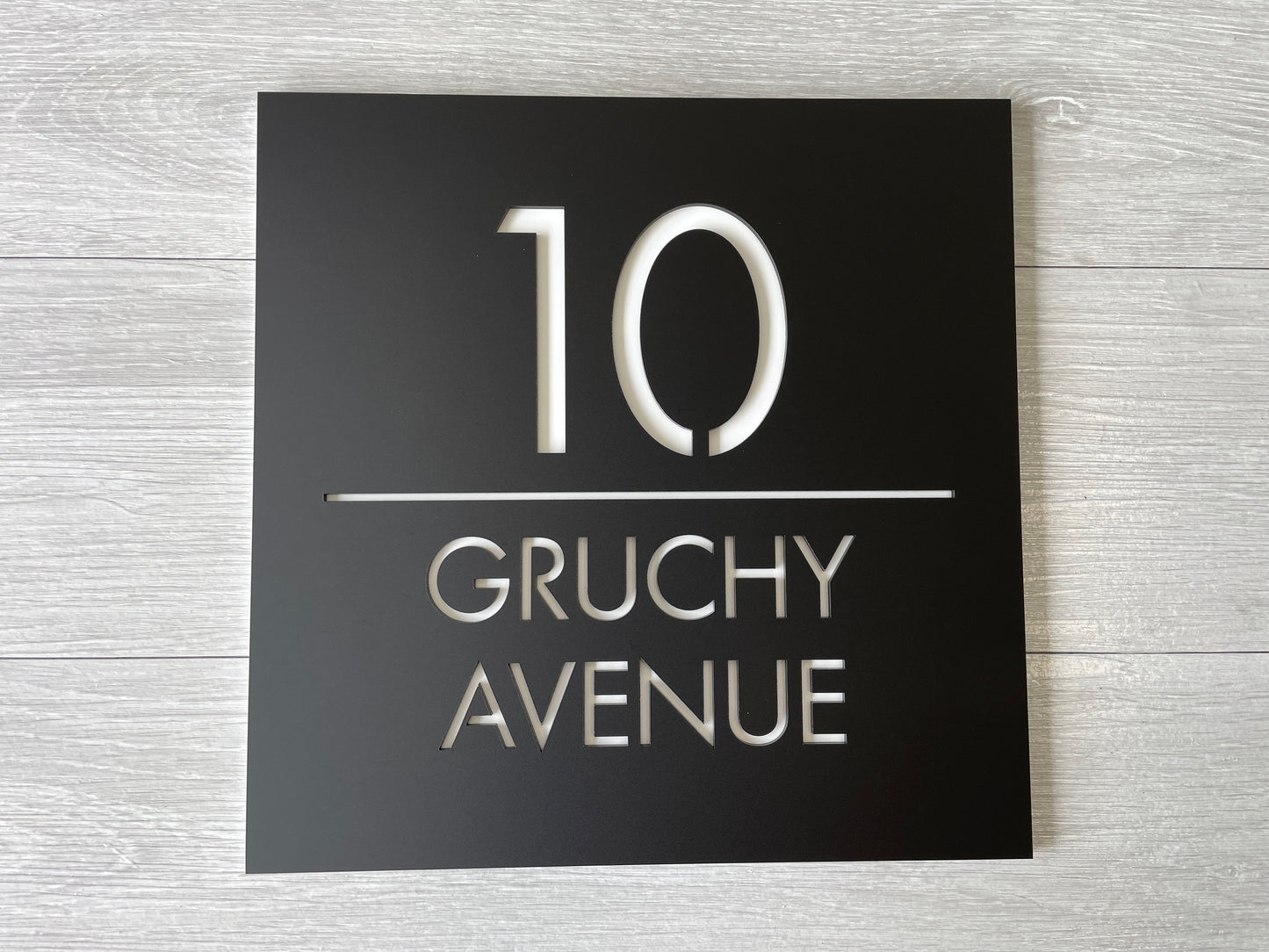 Personalised House Number - Square 30cm