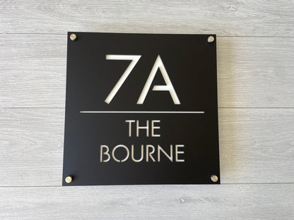 Personalised House Number - Square 30cm