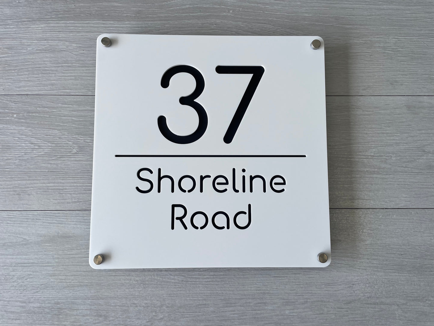 Personalised House Number - Square 30cm