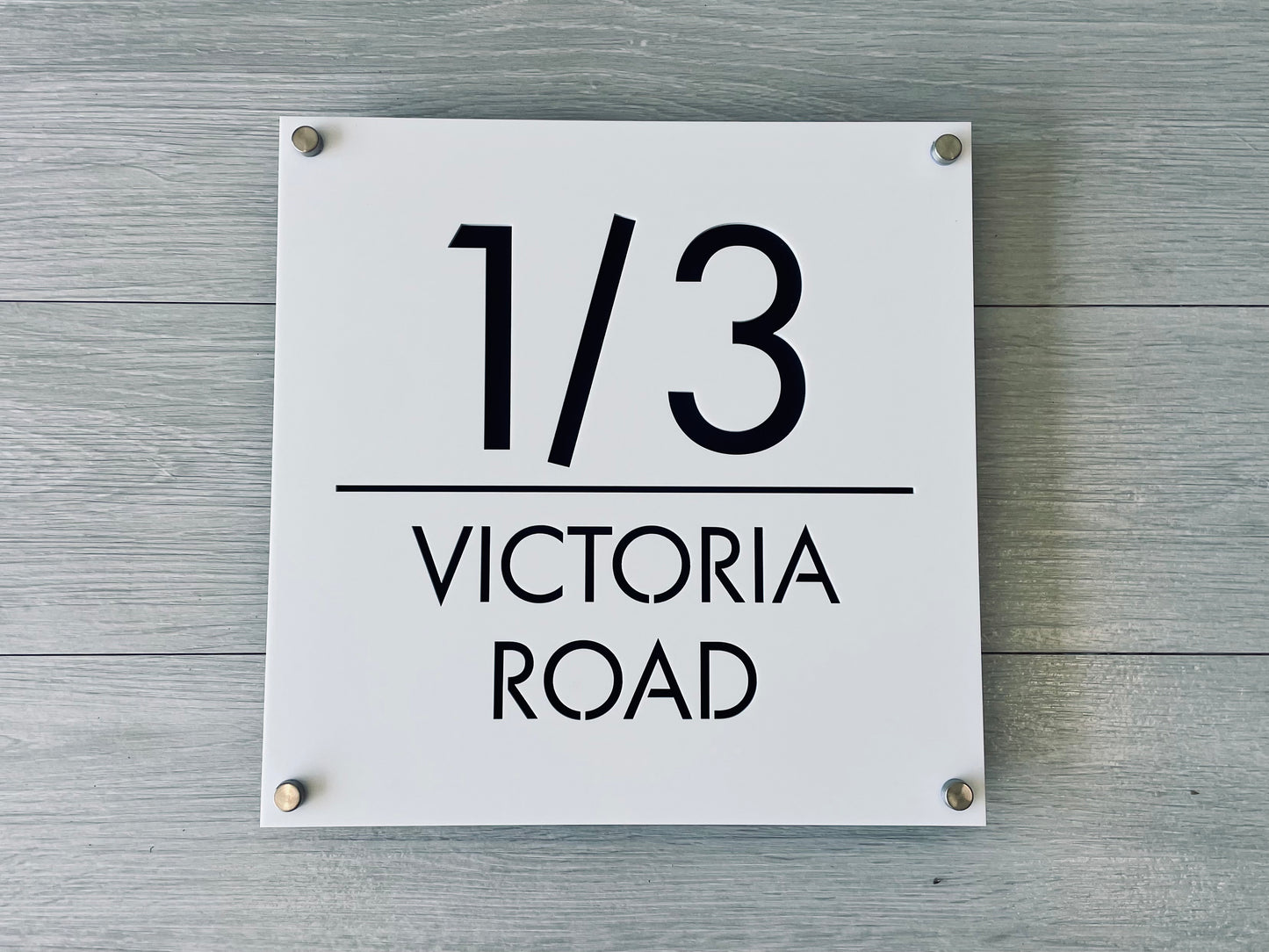 Personalised House Number - Square 30cm