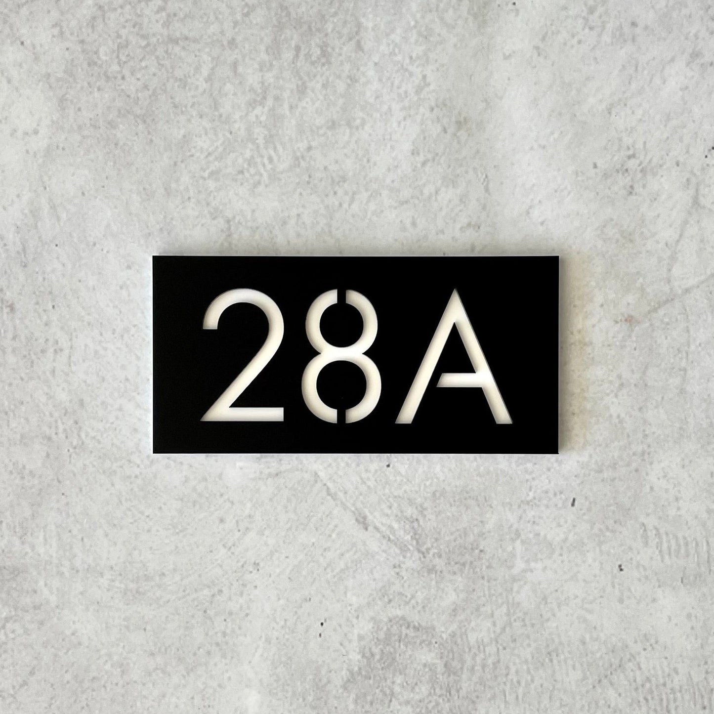House Numbers - Double Layer - Rectangle
