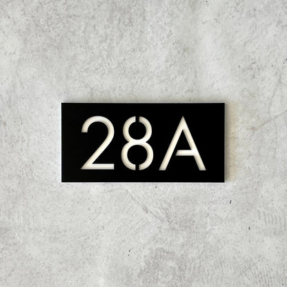 House Numbers - Double Layer - Rectangle