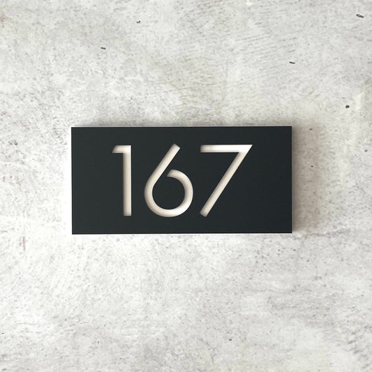 House Numbers - Double Layer - Rectangle