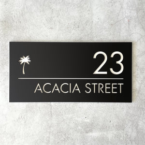 Personalised House Number - Rectangle 40x20cm