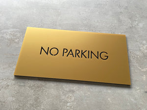 House Signage - 40x20cm with Backing