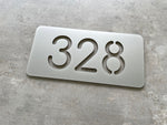 Personalised House Number - Mini Cutout 20x10cm