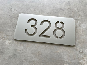 Personalised House Number - Mini Cutout 20x10cm