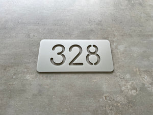 Personalised House Number - Mini Cutout 20x10cm