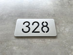 Personalised House Number - Mini with Backing Plate 20x10cm