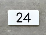 Personalised House Number - Mini with Backing Plate 20x10cm