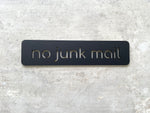 No Junk Mail Cutout 20x5cm